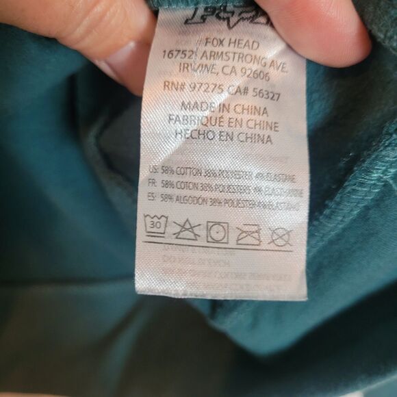 Fox Racing Cowl Neck Sweatshirt Women's Sz Small Green Casual Motorsport Outdoor - Picture 9 of 12